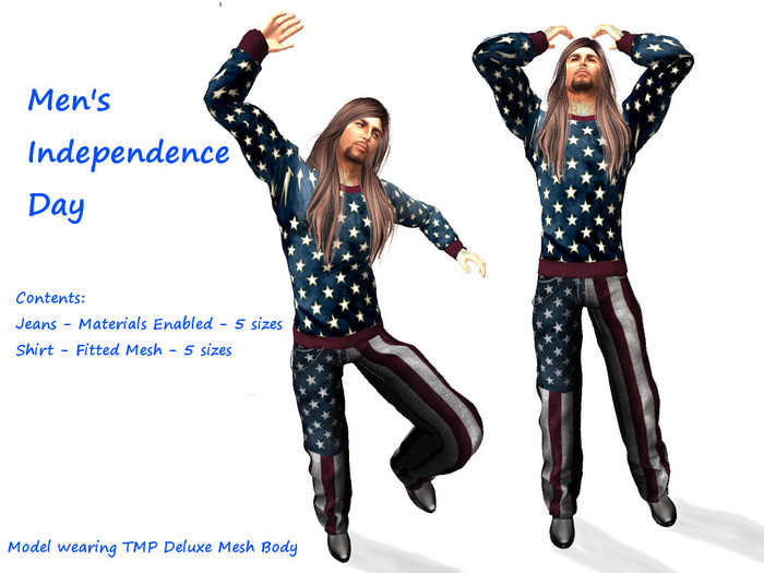 [F] Men's Indepenced Day Outfit - Materials Enabled