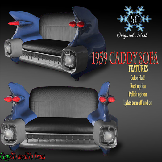*SF* 1959 caddy Sofa w/ texture hud