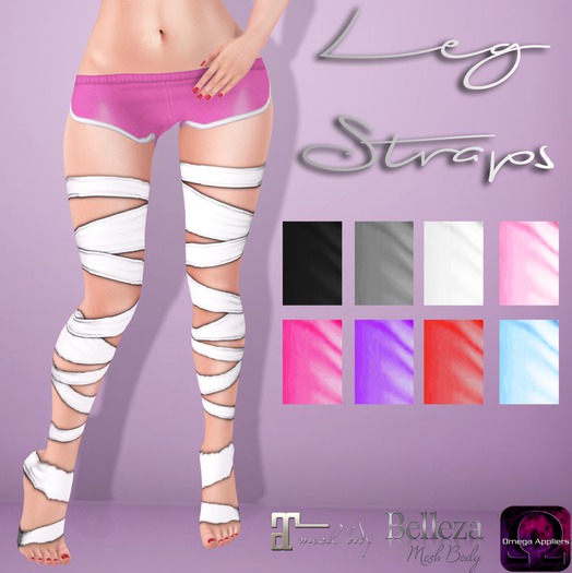 Mute. Leg Straps - Grey