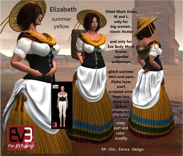 RP-chic Elizabeth summer yellow