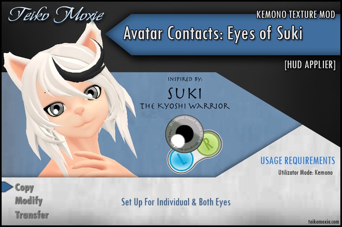[TM] Kemono Avatar Contacts: Eyes of Aang