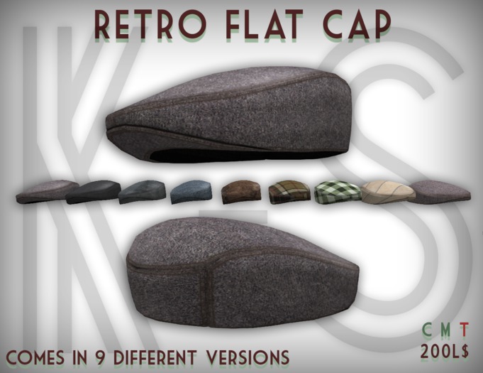 [K-S] Retro round glasses