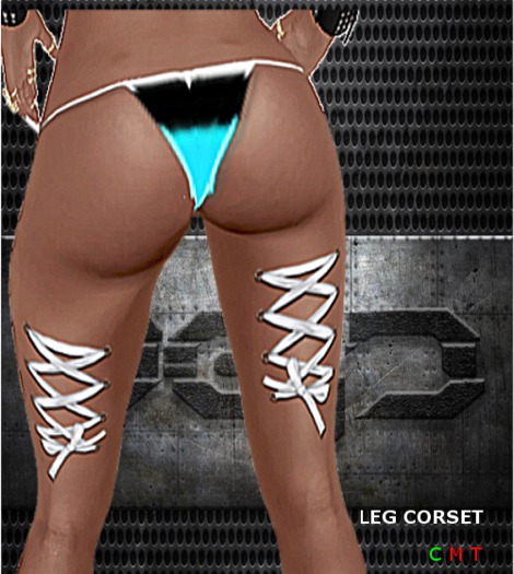 **Void** White Ribbon Leg Corset