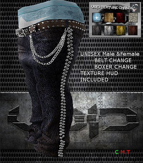 **Void Chained Baggers** Grunge Jean Blue
