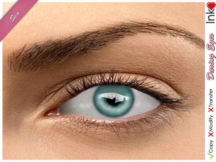 * Inkheart * - Daring Eyes - Sea (3 Sizes Sys+Mesh)