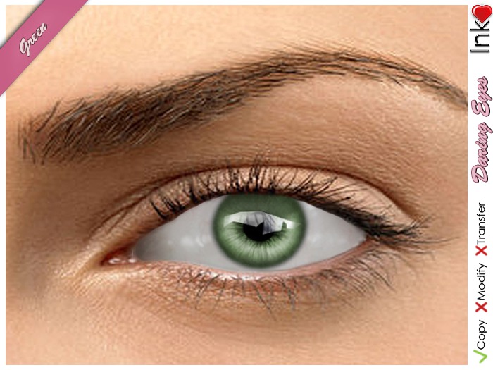 * Inkheart * - Daring Eyes - Green (3 Sizes Sys+Mesh)