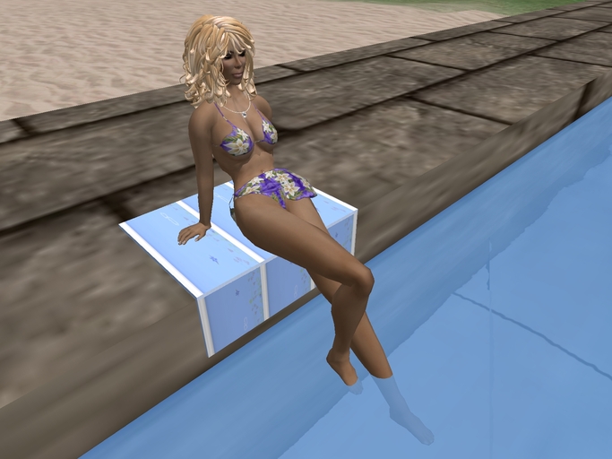 " Beautiful " & " Sexy " Pool Towel Set