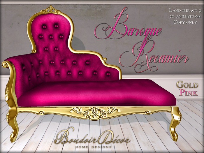 Baroque Chair White/Black