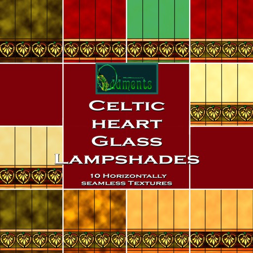 Celtic heart glass