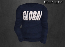 *BOND7* Global Crew Neck (Blue/White)