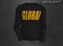 *BOND7* Global Crew Neck (Dark Grey/Yellow)