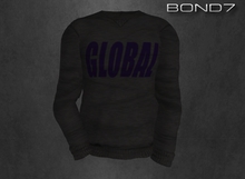*BOND7* Global Crew Neck (Dark Grey/Purple)