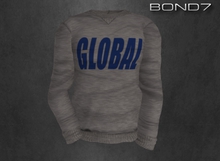 *BOND7* Global Crew Neck (Wolf Grey/Blue)
