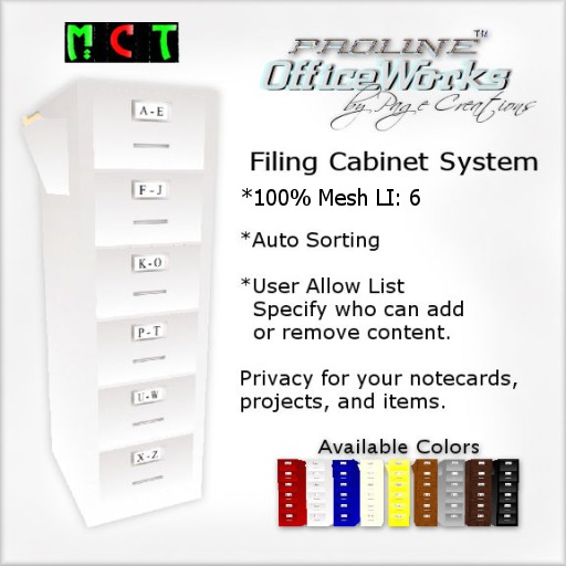 ProLine OfficeWorks Mesh File Cabinet - White