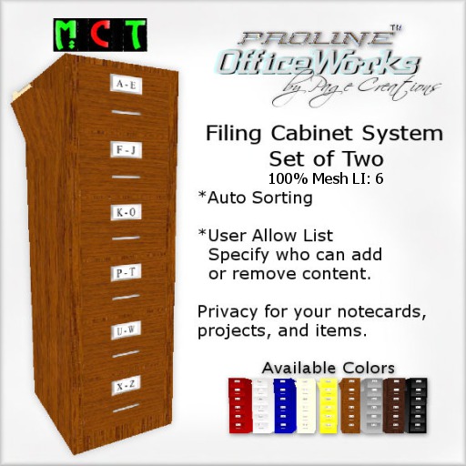 ProLine OfficeWorks Mesh File Cabinet Pair - Lt Oak