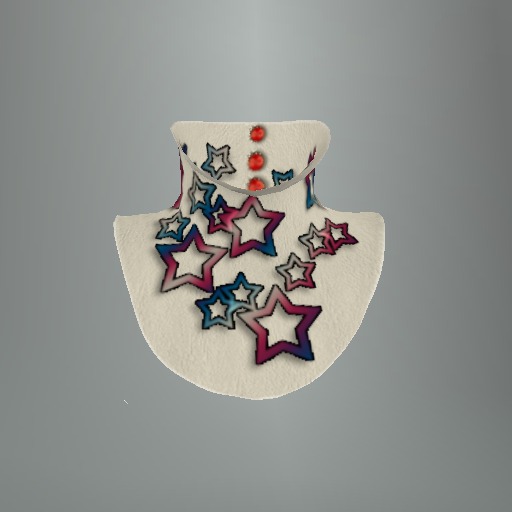 Ivory Patriotic Mesh Neck Corset box