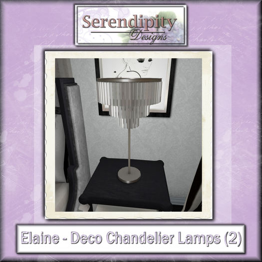 Serendipity Designs - Elaine Bedroom - Chandelier Lamps (2)