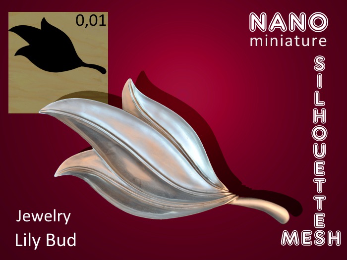 Mesh Silhouettes * Nano miniature - Floral Bia