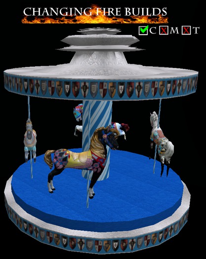 AP - Blue and Silver Horse Carousel v1.1
