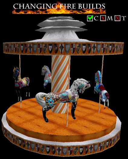 AP - Orange and Silver Horse Carousel v1.1