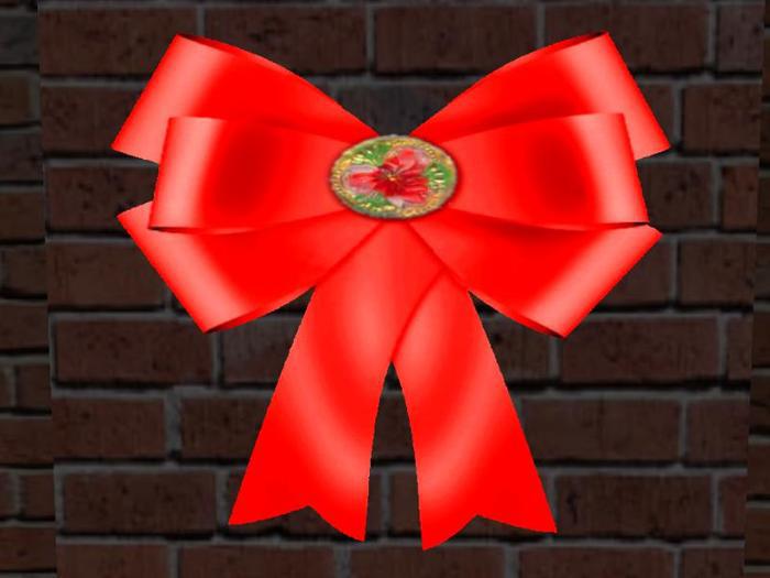 Bright Red Bow