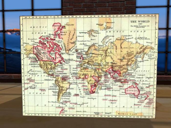 British Empire Map 1897