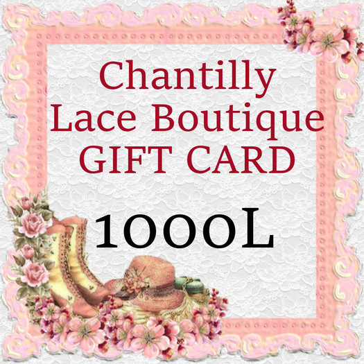 Chantilly Lace Gift Card 50