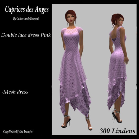 *CdT*  Double dress Pink