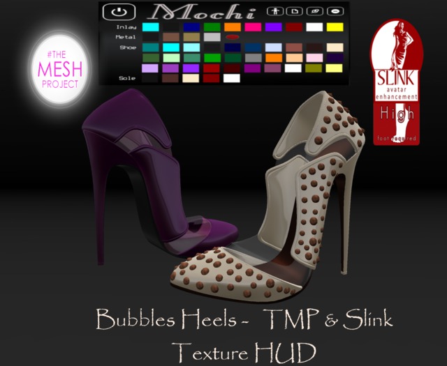 Mochi - Bubbles Heels for TMP & Slink+ Texture Change