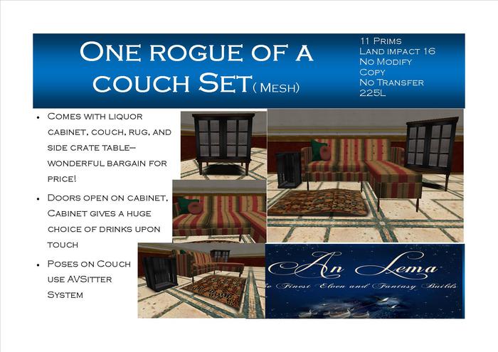 One Rogue of a Couch Set