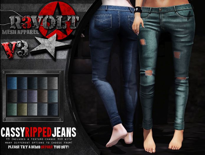 [R3] - Cassy Ripped Jeans [V3] DEMO