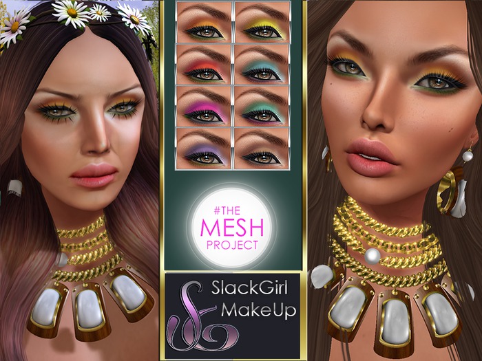 ::SG:: Laura Eyeshadow for TheShops & Standard SecondLife Heads