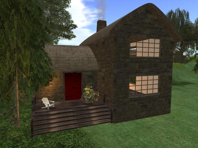 Stone Cottage (One of my range of traditional cottages and rustic houses)