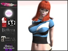 Bonita - Crop Top Blue