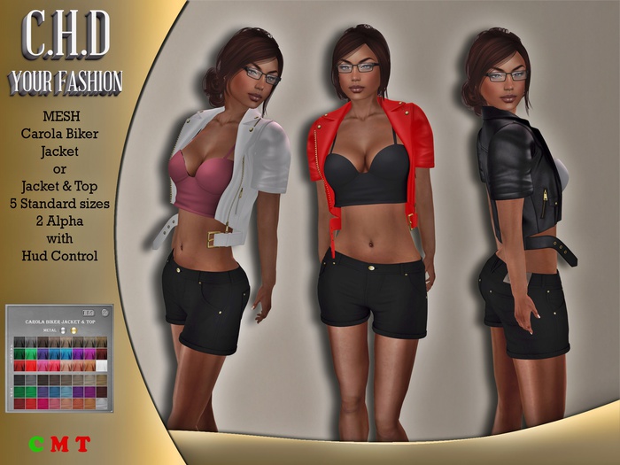 [C.H.D] Carola Biker Jacket / Jacket & Top