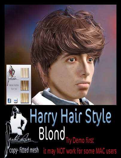 ::MF:: Harry Hair Style Blond