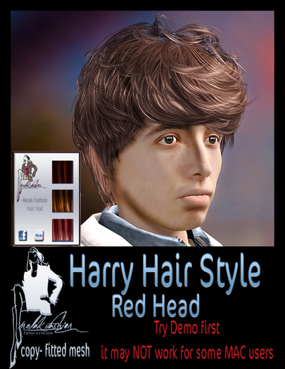 ::MF:: Harry Hair Style Red Head