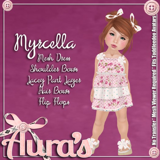 {Aura's} Myrcella in {Pink} For Toddleedoo Avatars