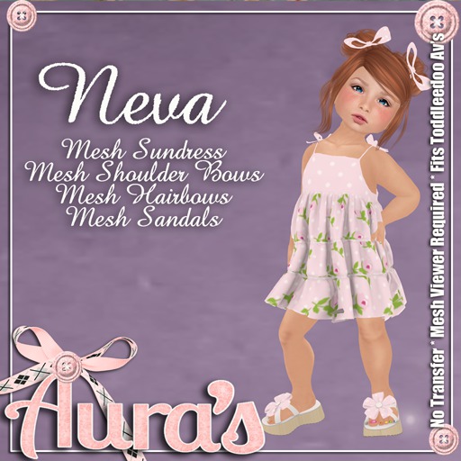 {Aura's} Neva in Pink For Toddleedoo Avatars