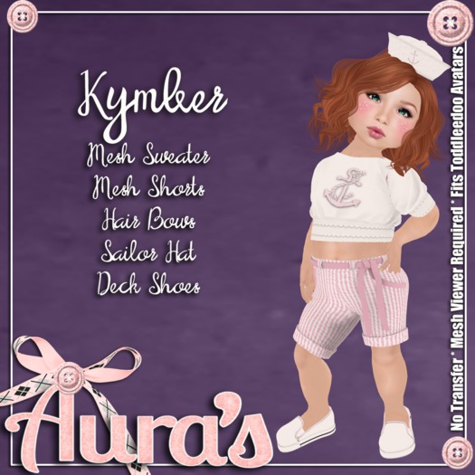 {Aura's} Kymber in {PInk} For Toddleedoo Avatars