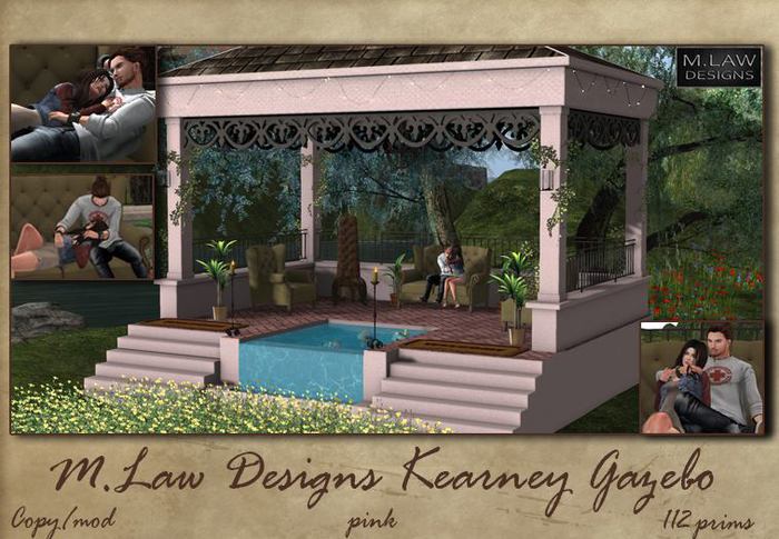 .:M.LAW:. Kearney Gazebo PINK  Box