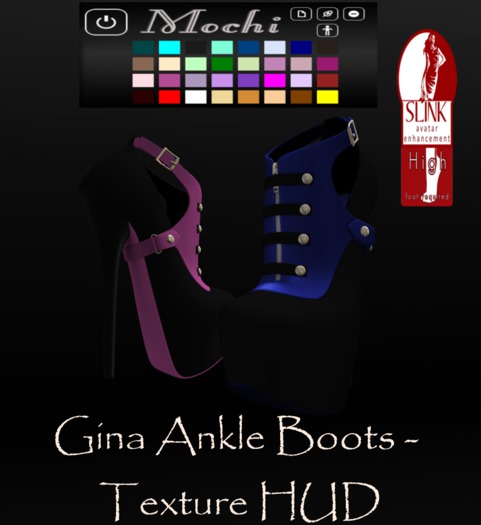 Mochi - Gina Ankle Boots -Texture Change