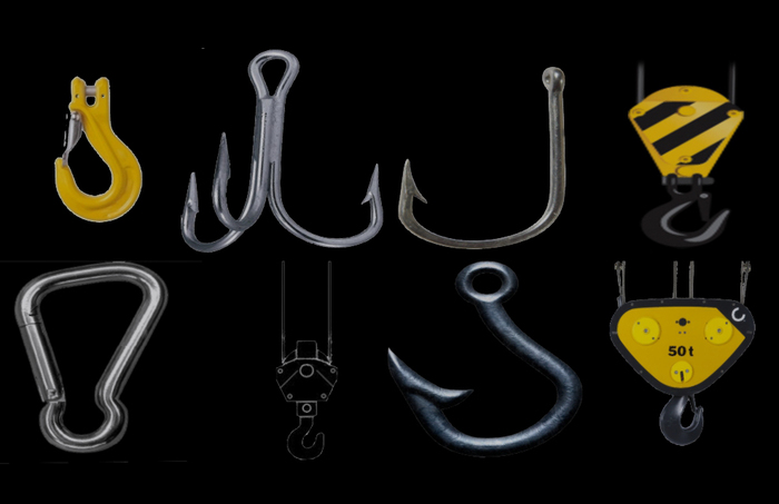 W Z 8 Industrial hook & crane hook full perms textures