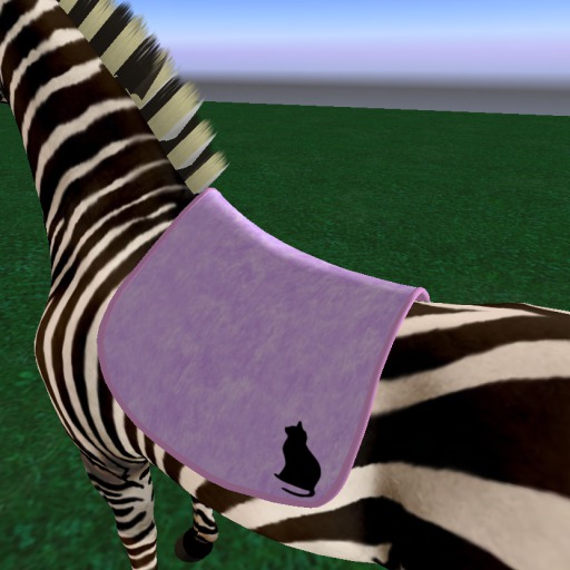 Lavender Cat Saddlepad