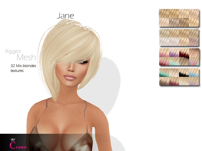 .::Crown::. Long Hair "Jasmin" DEMO V2.0