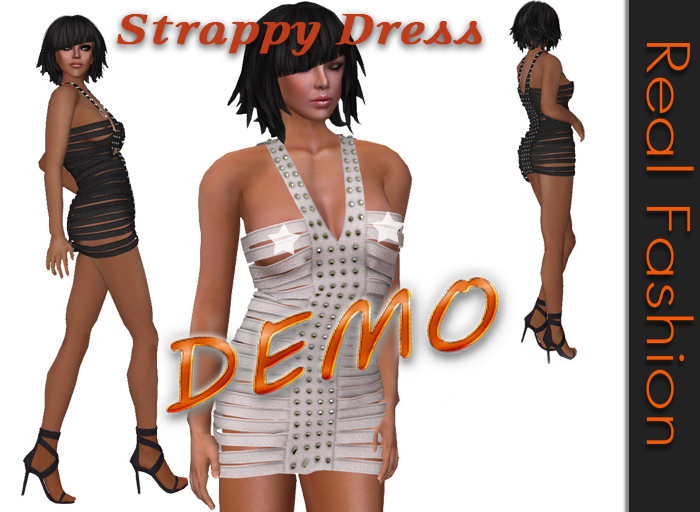 "REAL FASHION" Hoop bikini and sarong set DEMO - Mesh