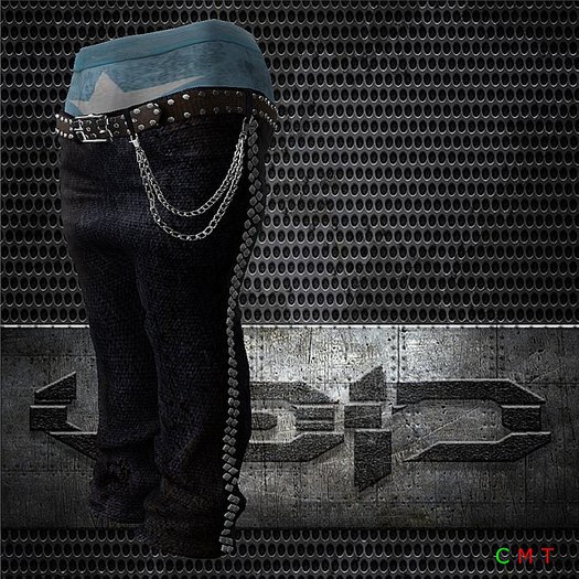 **Void Chained Baggers** Grunge Jean