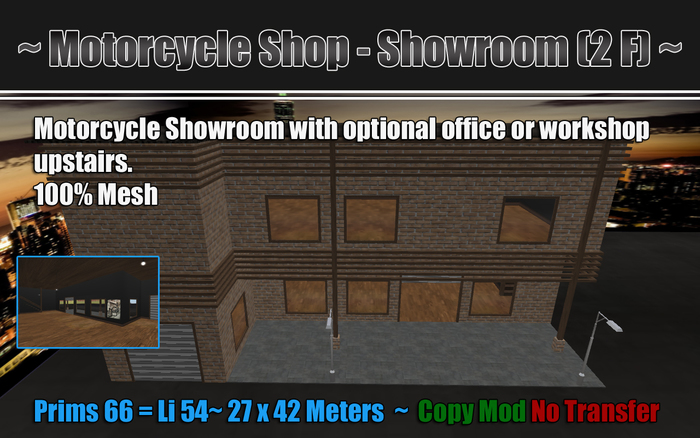 Motorcycle Shop - Showroom (2 F) Rezzer