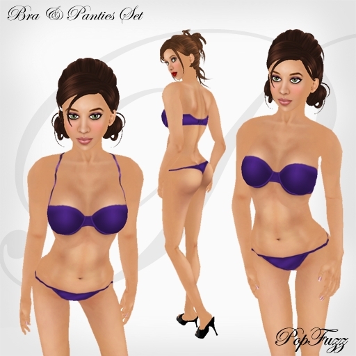 PopFuzz - Purple Bra & Panties Set