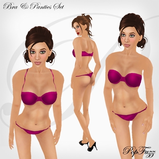 PopFuzz - Hot Pink Bra & Panties Set